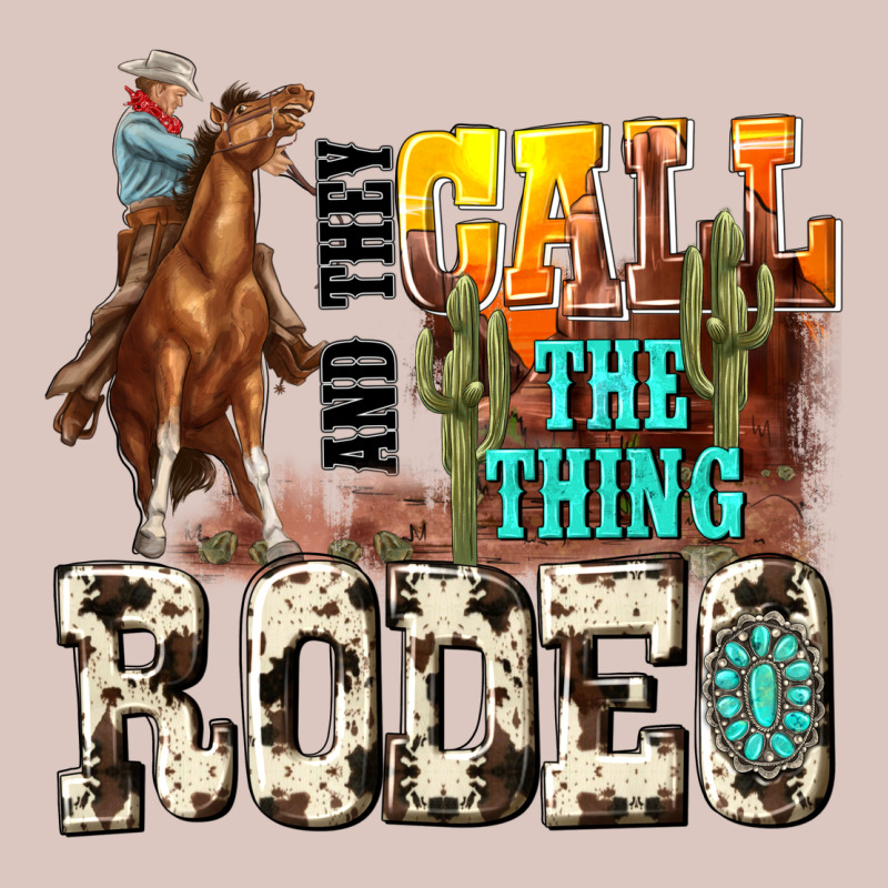 And They Call The Thing Rodeo Premium Hoodie by NancyCooperArtShop | Teevron
