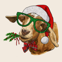 Christmas Glasses Goat Zipper Hoodie | Teevron