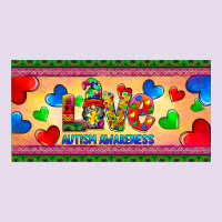 Love Autism Awareness License Plate Template Premium Hoodie | Teevron