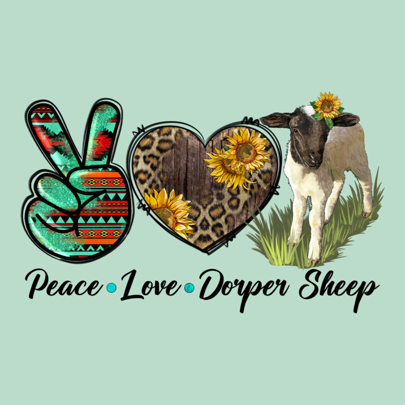 Peace Love Dorper Sheep Premium Hoodie by LillyAllenDesigns | Teevron