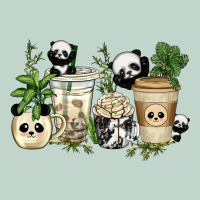 Panda Coffee Cups Zipper Hoodie | Teevron