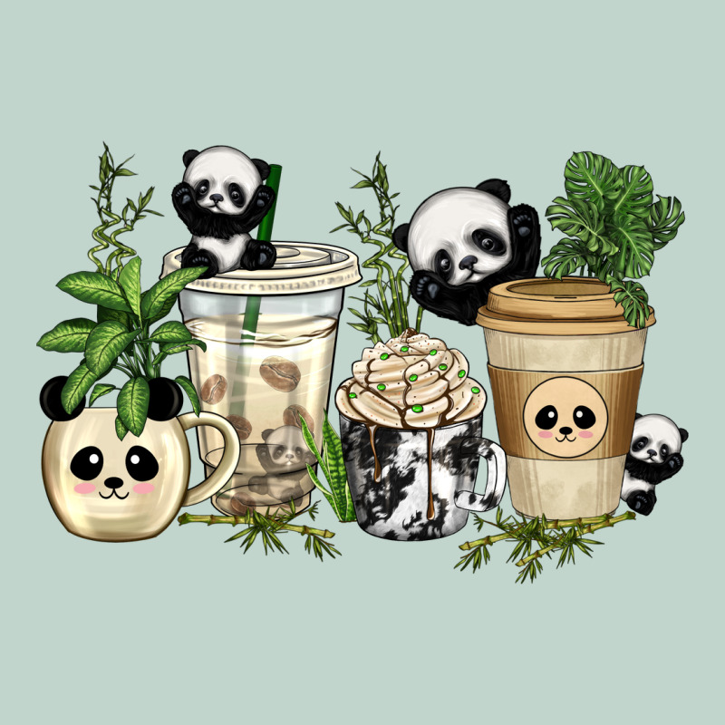 Panda Coffee Cups Zipper Hoodie by texasbilliewilder | Teevron