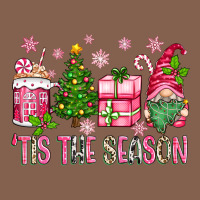 Pink Christmas 'tis The Season Gnome Zipper Hoodie | Teevron