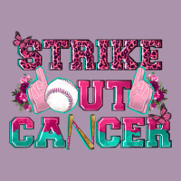 Strike Out Cancer Baseball Heavyweight Hoodie | Teevron