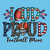 Loud Proud Football Mom Premium Sweatshirt | Teevron