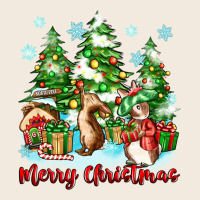 Merry Christmas Rabbits Zipper Hoodie | Teevron