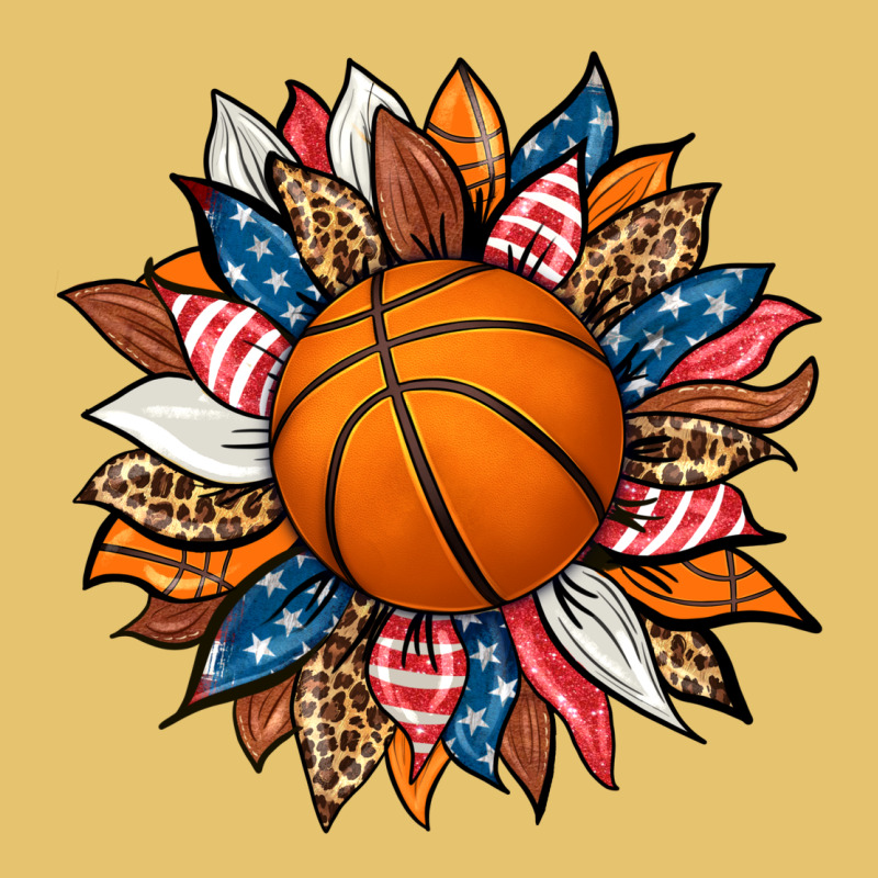 Basketball Sunflower Premium Sweatshirt by HRA Design Shop | Teevron