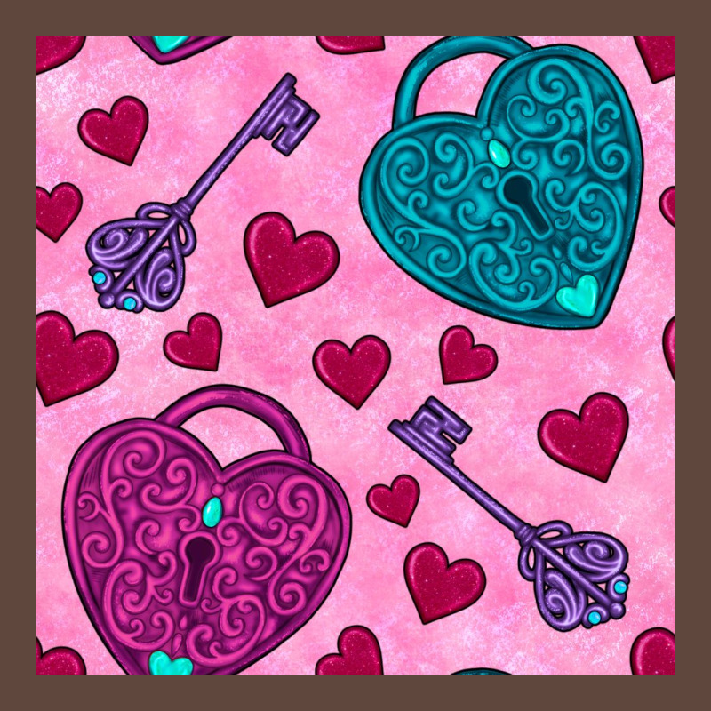 Valentines Day Lock And Key Seamless Pattern Classic Tee by BundleAndBundleShop | Teevron