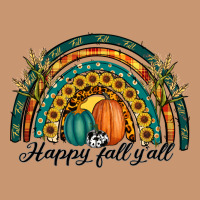 Happy Fall Y'all Rainbow Heavyweight Hoodie | Teevron