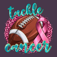 Tackle Cancer Football Heavyweight Hoodie | Teevron