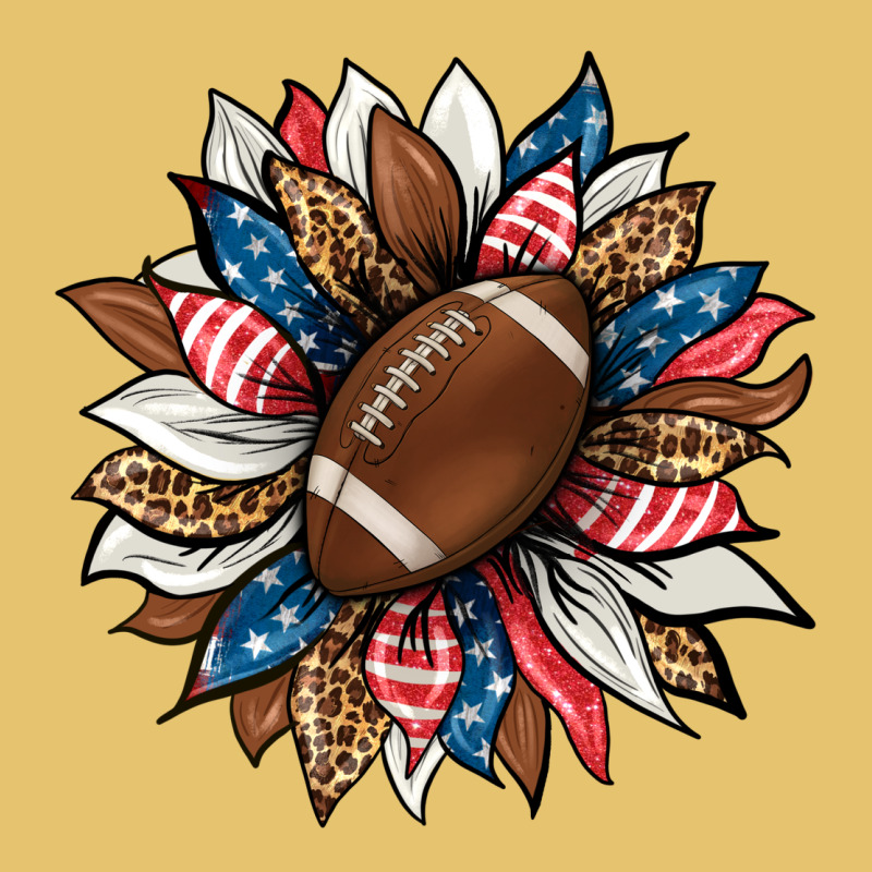 American Football Sunflower Premium Sweatshirt by HRA Design Shop | Teevron