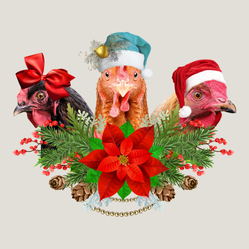 Chickens Christmas Heavy Core Tee by CowhideDigitalArt | Teevron