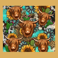 Long Haired Shaggy Cow Western Premium Hoodie | Teevron