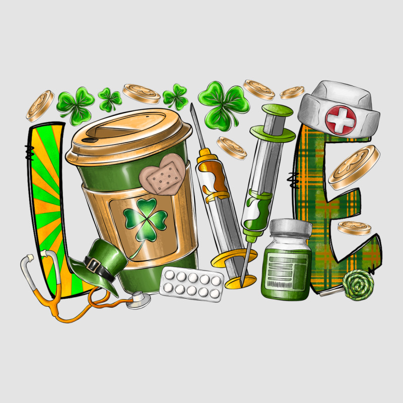 St Patricks Love Nurse Premium Sweatshirt by RacoonDesign | Teevron