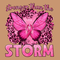 Stronger Than The Storm Breast Cancer Heavyweight Hoodie | Teevron
