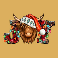 Joy Christmas Shaggy Cow Premium Hoodie | Teevron