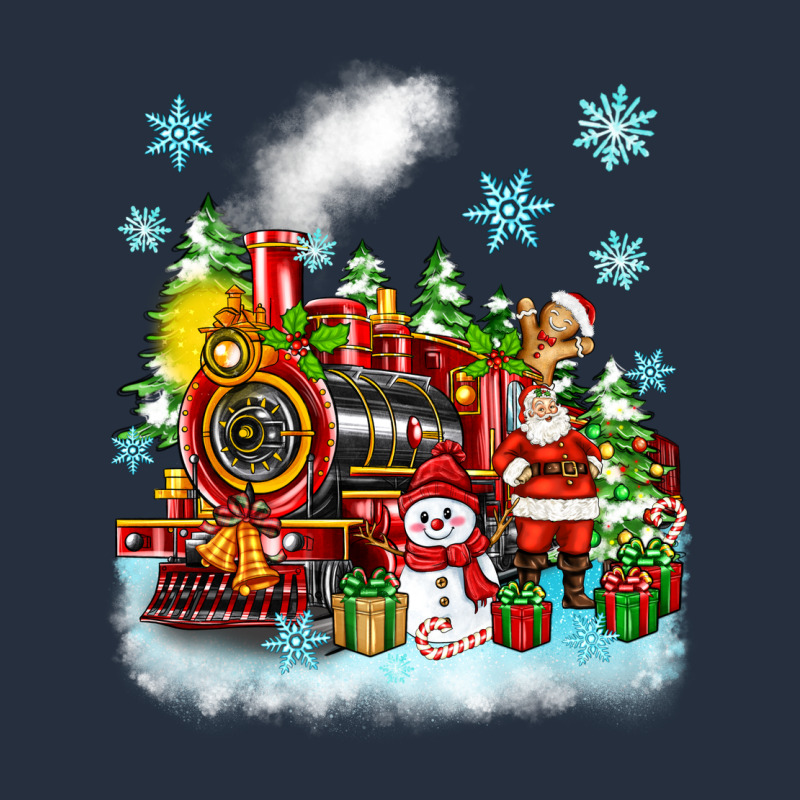 Christmas Polar Express Santa Zipper Hoodie by Zillion Design Studio | Teevron