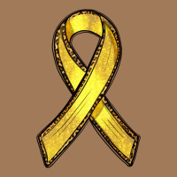 Gold Cancer Ribbon Classic Tee | Teevron