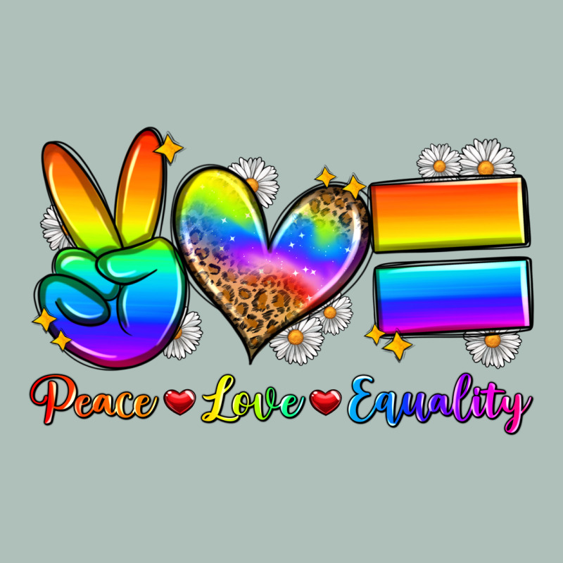 Peace Love Equality Heavyweight Hoodie by Zillion Design Studio | Teevron