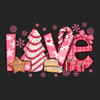 Love Pink Christmas Tree Cake Premium Hoodie | Teevron