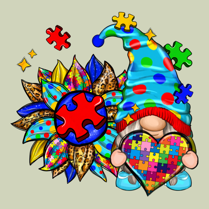 Autism Sunflower Gnome Heavyweight Hoodie by Zillion Design Studio | Teevron