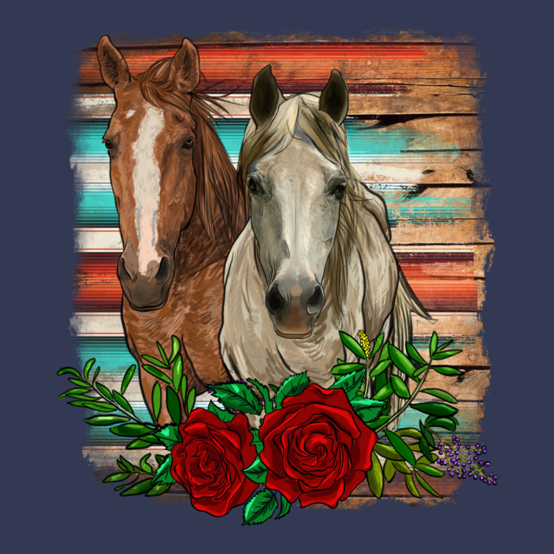 Horses With Roses Heavyweight Hoodie by RanaPortraitStore | Teevron
