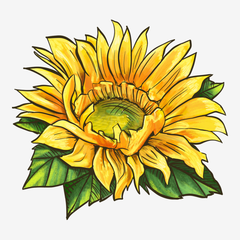 Starburst Greenburst Sunflower Urban Hoodie by LillyAllenDesigns | Teevron