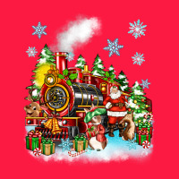 Christmas Santa And Friends Train Zipper Hoodie | Teevron