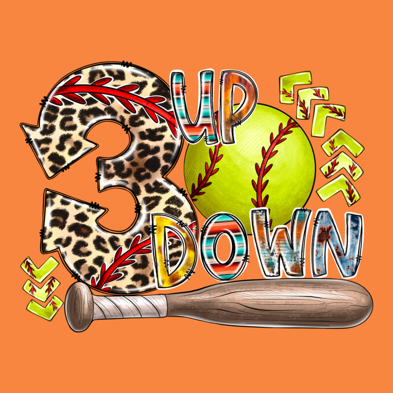 Three Up Down Softball Premium Sweatshirt by RacoonDesign | Teevron