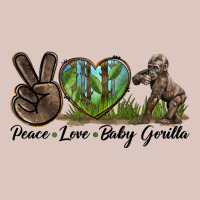 Peace Love Baby Gorilla Premium Hoodie | Teevron