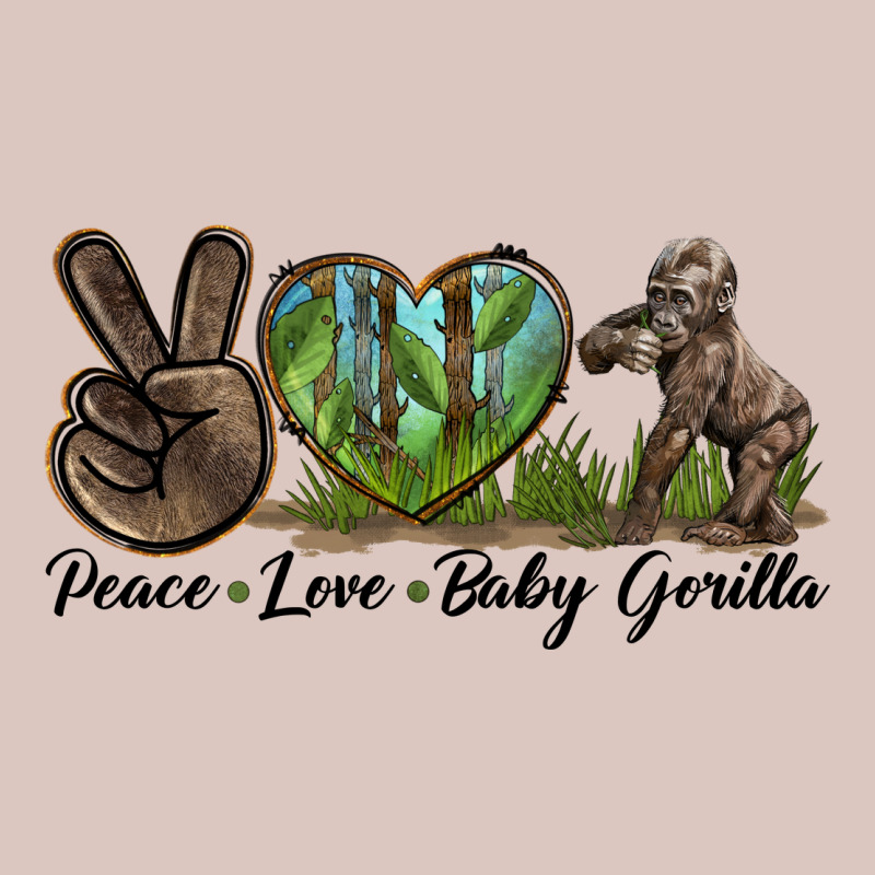 Peace Love Baby Gorilla Premium Hoodie by LillyAllenDesigns | Teevron