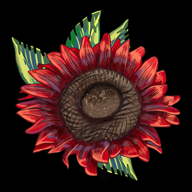 Procut Red Sunflower Urban Hoodie by LillyAllenDesigns | Teevron
