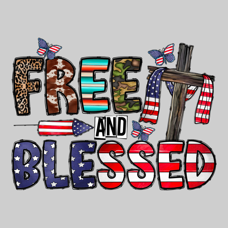 Free And Blessed Premium Sweatshirt by CowhideDigitalArt | Teevron