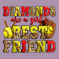 Diamonds Are A Girl's Best Friend Softball Heavyweight Hoodie | Teevron