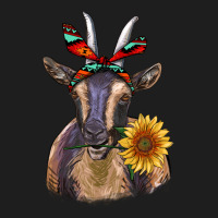 Sunflower Aztec Ribbon Goat Heavyweight Hoodie | Teevron