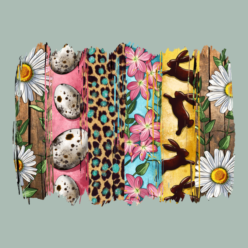 Easter Brushstroke With Quail Eggs Daisy And Bunny Classic Tee by RanaPortraitStore | Teevron