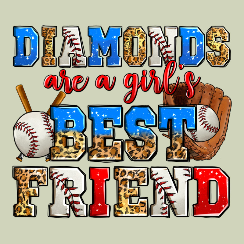 Diamonds Are A Girl's Best Friend Baseball Heavyweight Hoodie by Zillion Design Studio | Teevron
