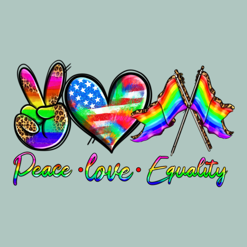 Peace Love Equality Premium Sweatshirt by HRA Design Shop | Teevron