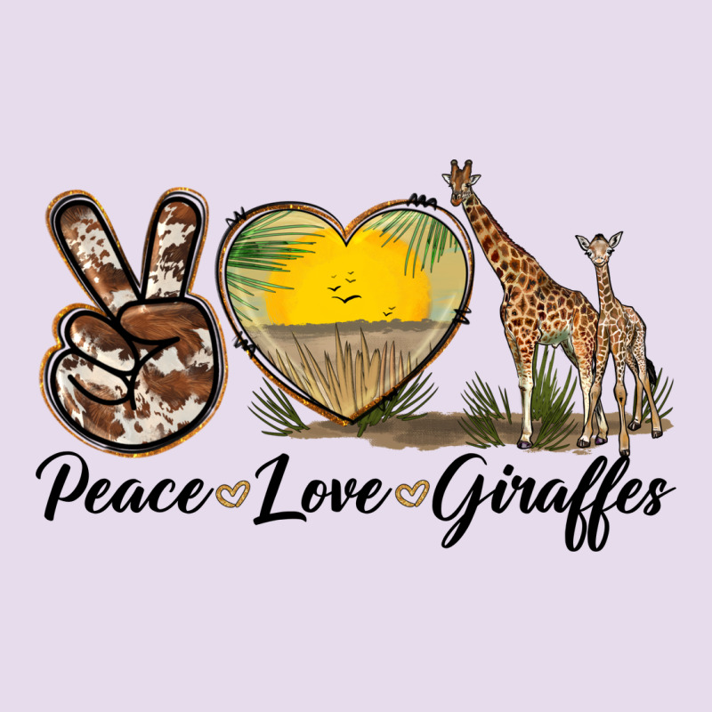 Peace Love Giraffes Premium Hoodie by LillyAllenDesigns | Teevron