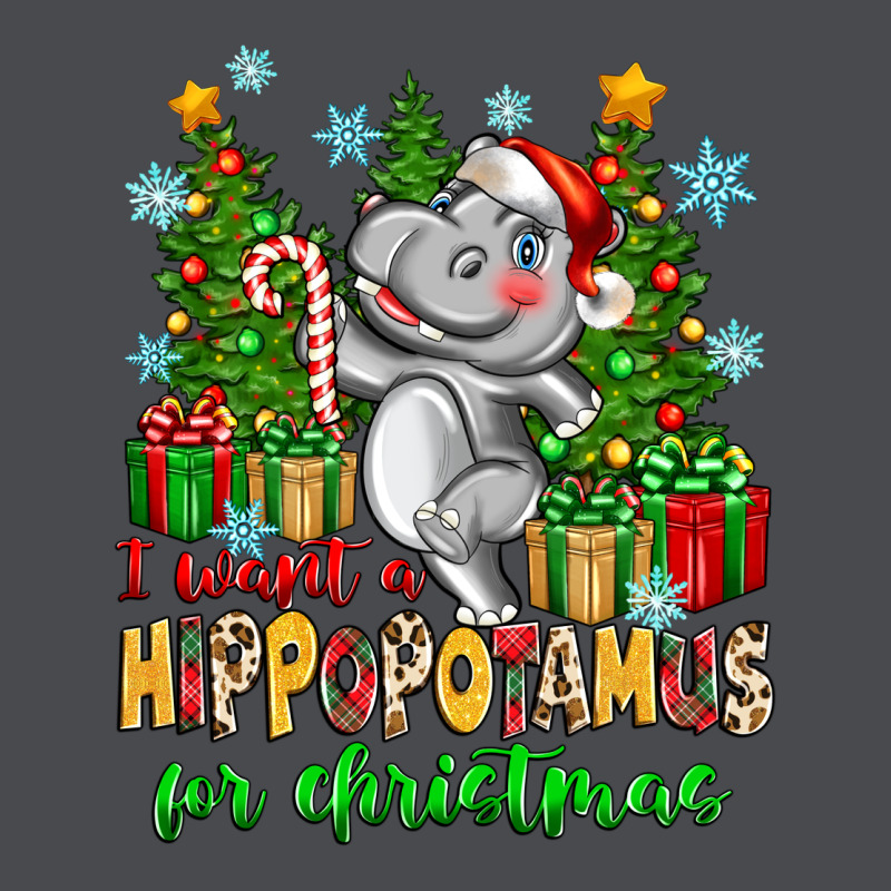 I Want A Hippopotamus For Christmas Zipper Hoodie by Zillion Design Studio | Teevron