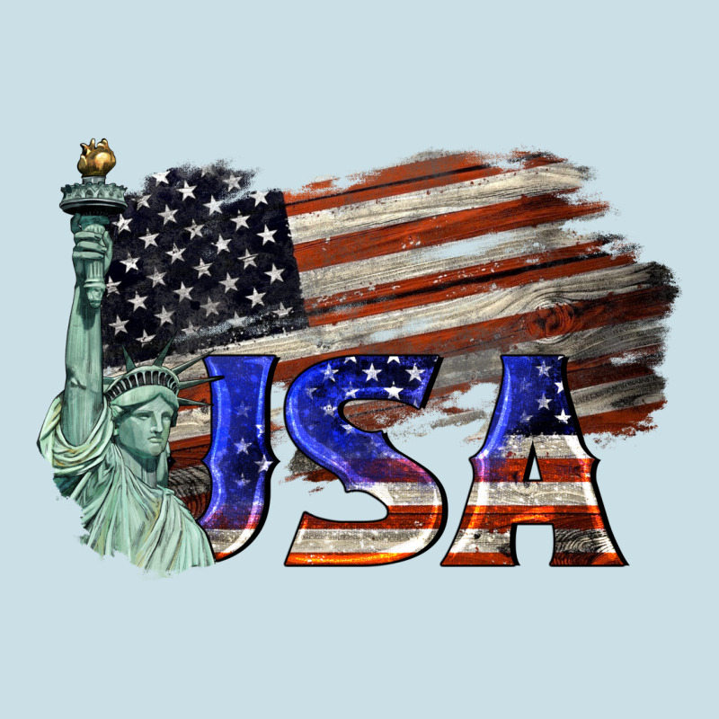 Usa  Statue Of Liberty Ladies Tee by BarkalooDesign | Teevron