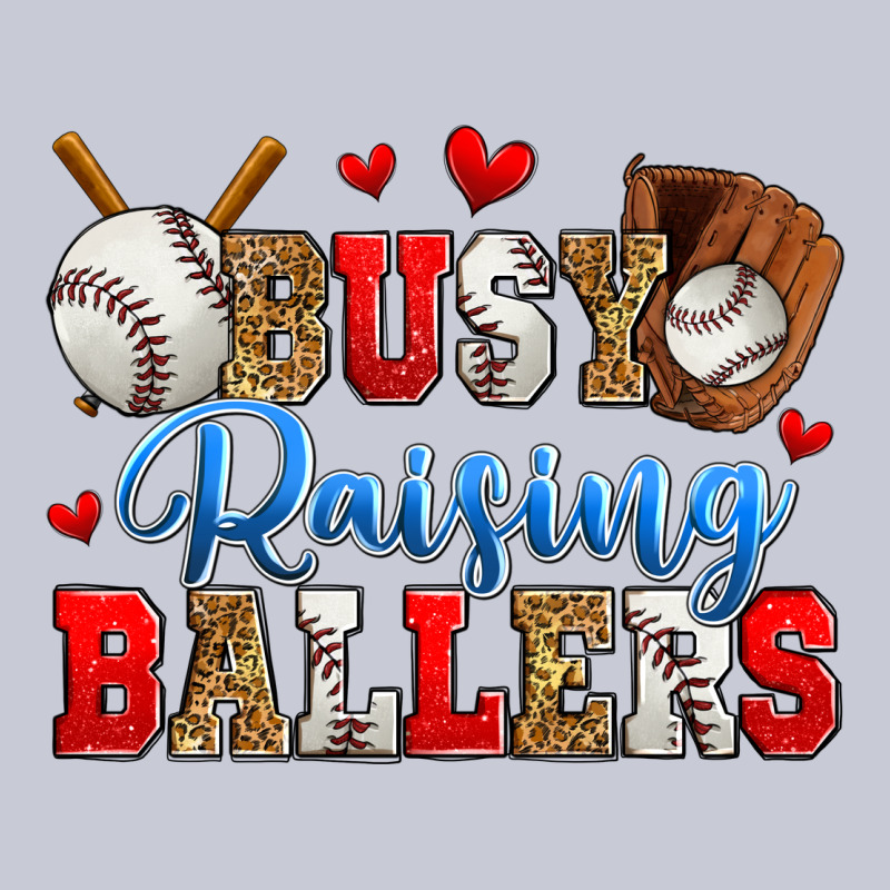 Busy Raising Ballers Baseball Heavyweight Hoodie by Zillion Design Studio | Teevron