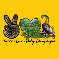 Leopard Peace Love Baby Chimpanzee Premium Hoodie | Teevron