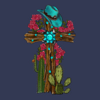 Cross Gemstone Cactus Roses Cowboy Hat Heavyweight Hoodie | Teevron
