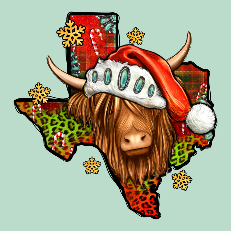 Shaggy Cow Texas Christmas Premium Hoodie by Jasminsmagicworld | Teevron