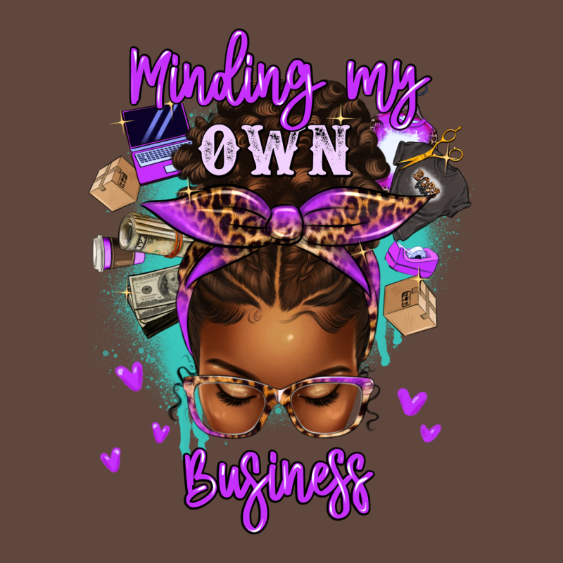 Minding My Own Business Afro Messy Bun Classic Tee by texasbilliewilder | Teevron
