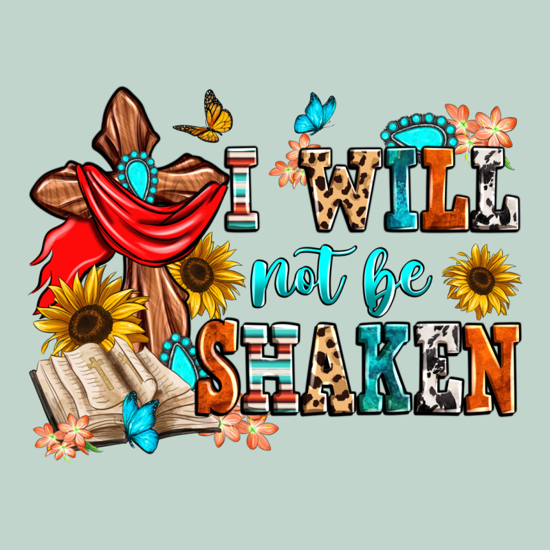 I Will Not Be Shaken Zipper Hoodie by Zillion Design Studio | Teevron