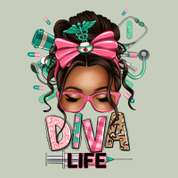 Afro Messy Bun Diva Life Classic Tee | Teevron