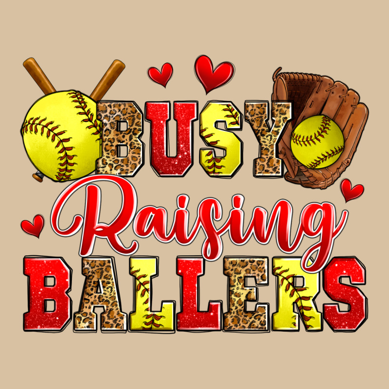 Busy Raising Ballers Softball Heavyweight Hoodie by Zillion Design Studio | Teevron