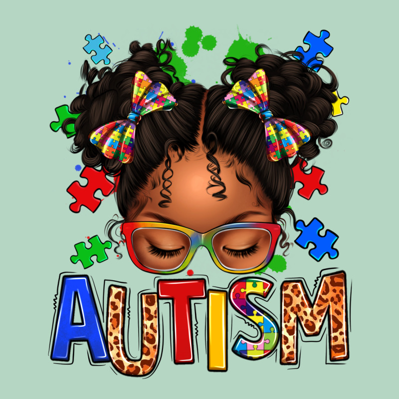 Autism Afro Girl Classic Tee by texasbilliewilder | Teevron